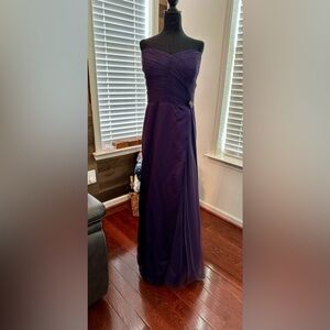 Elegant Purple Evening Gown